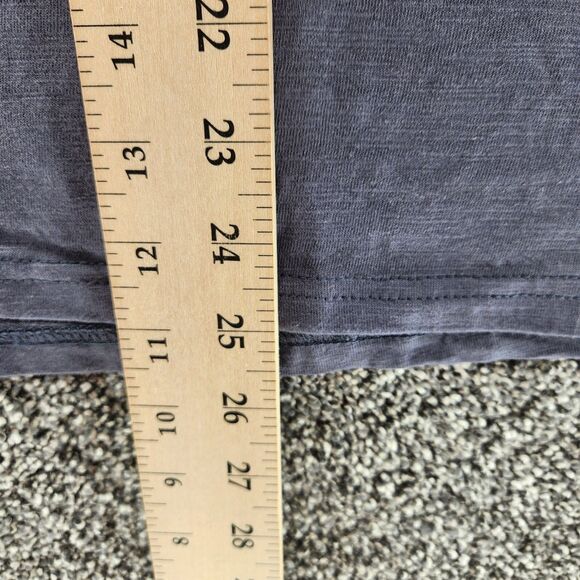 Hailey & co small 100% cotton striped gray gold long sleeve t-shirt 28.9670 - Picture 5 of 6